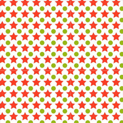 Holiday Photo Backdrop - Green and Red Stars Backdrops SoSo Creative 