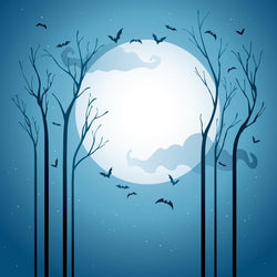 Halloween Photo Backdrop - Blue Moon Backdrops SoSo Creative 