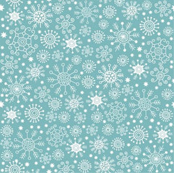 Holiday Photo Backdrop - Blue Snowflake Backdrops SoSo Creative 