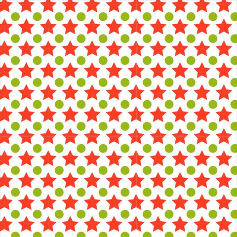 Holiday Photo Backdrop - Green and Red Stars Backdrops SoSo Creative 