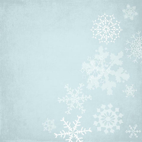 Holiday Photo Backdrop - Snowflakes Backdrops SoSo Creative 