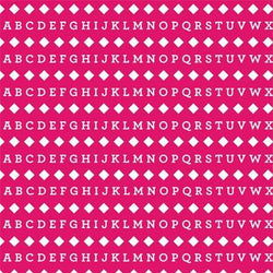 Pattern Photo Backdrop - Alphabet Hot Pink Backdrops Rachael Mosley 