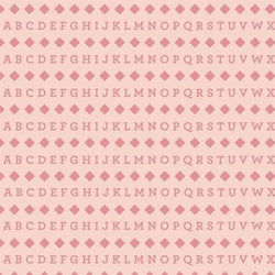 Pattern Photo Backdrop - Alphabet Sweet Pink Backdrops Rachael Mosley 
