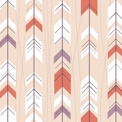 Pattern Photo Backdrop - Aspen Arrows on Peach Backdrops SoSo Creative 