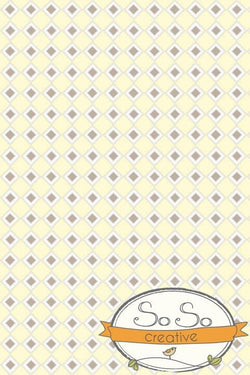Pattern Photo Backdrop - Double Diamond Cream & Gray Backdrops SoSo Creative 