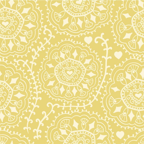 Pattern Photo Backdrop - Diamond Swirl Mustard Backdrops SoSo Creative 
