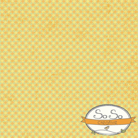 Pattern Photo Backdrop - Distressed Orange Dots Backdrops SoSo Creative 