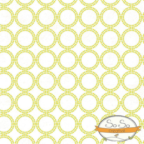 Pattern Photo Backdrop - Dots and Circles Yellow and Green Backdrops SoSo Creative 