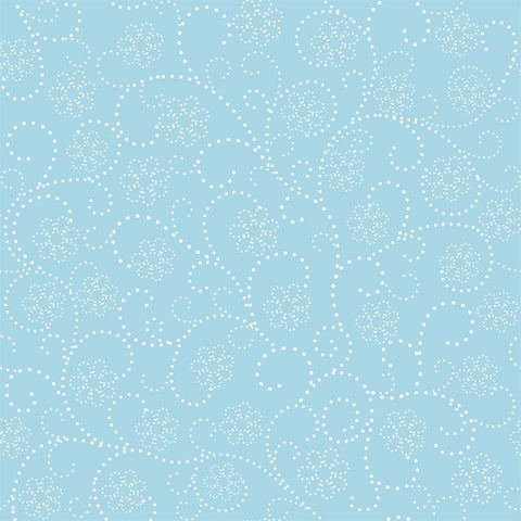 Pattern Photo Backdrop - Dotted Flower Blue and White Backdrops SoSo Creative 