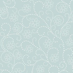 Pattern Photo Backdrop - Dotted Flower Dusty Teal Backdrops SoSo Creative 
