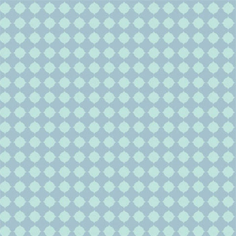 Pattern Photo Backdrop - Quatrefoil in Aqua Backdrops SoSo Creative 