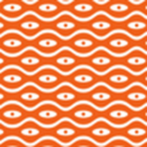 Pattern Photo Backdrop - Tangerine Waves Backdrops SoSo Creative 