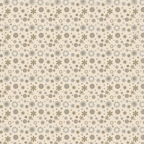 Pattern Photo Backdrop - Wild Floral Taupe Backdrops SoSo Creative 