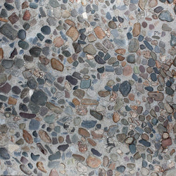 Quick Clean Stone Floordrop - Pebble Beach Quick Clean Backdrops Loran Hygema 