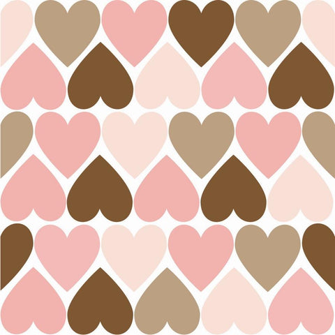 Valentine Photo Backdrop - Tiled Hearts in Pink Backdrops SoSo Creative 